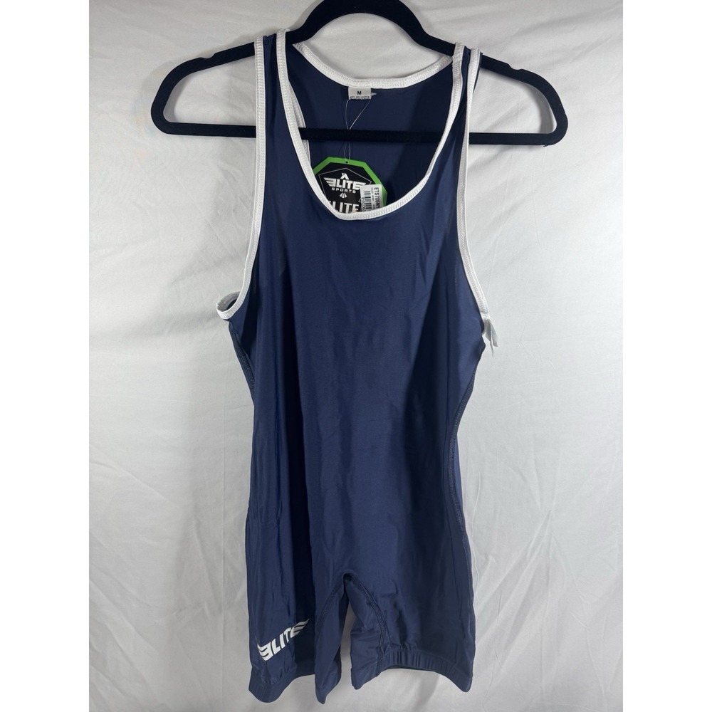Elite Sports Singlet Wrestling MMA BJJ Grappling Bodysuit Men's Medium New